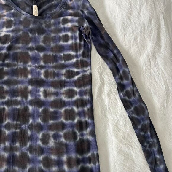 Tie-Dye Print Maxi Long Dress - Picture 5 of 7